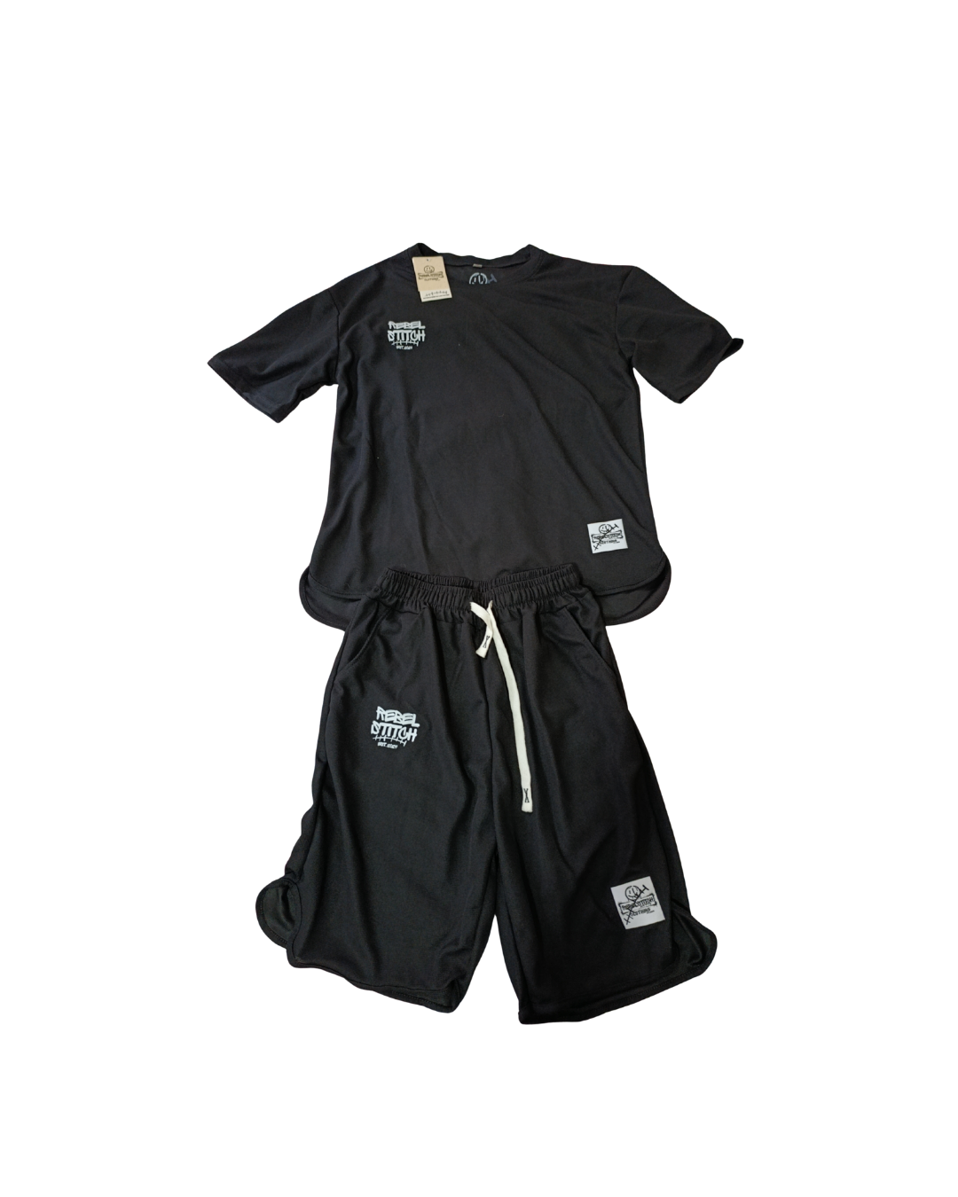 Rebel Shorts&T-Shirt Combo Small Print