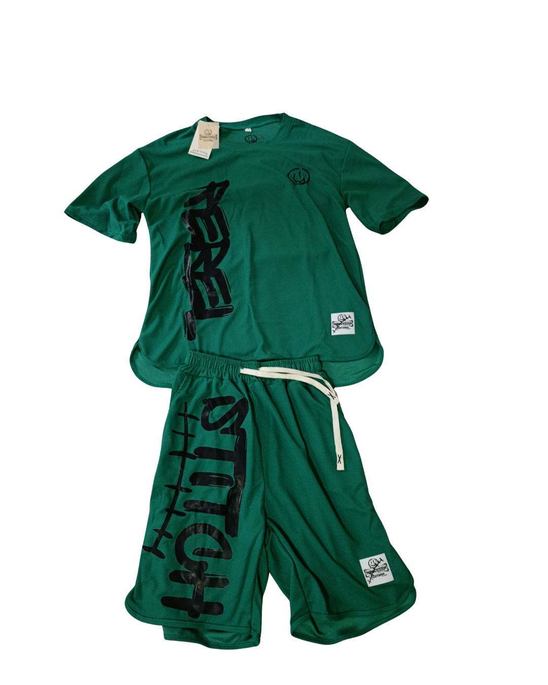Rebel Shorts&T-Shirt Combo Large Print
