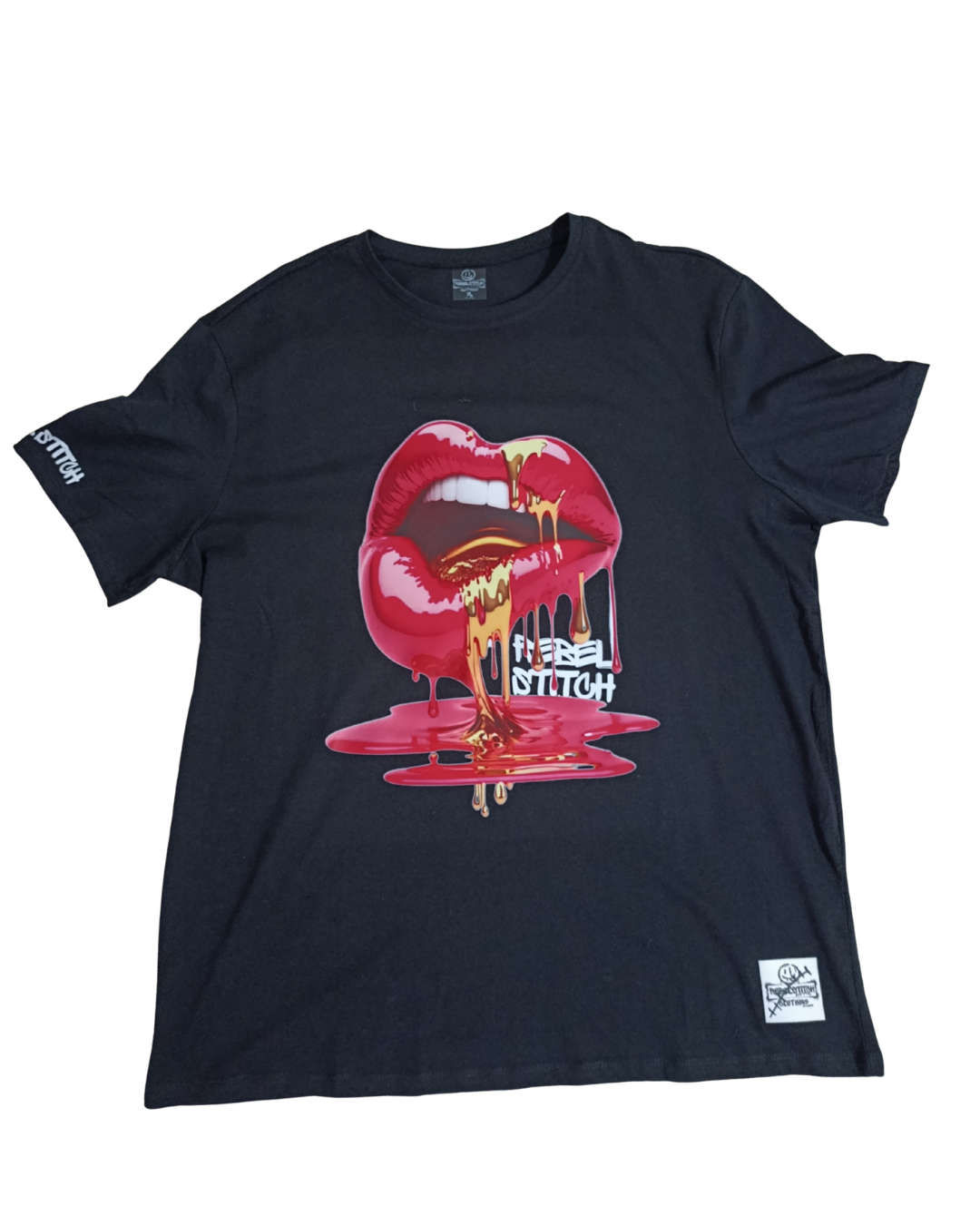Rebel Stitch Pink Lips