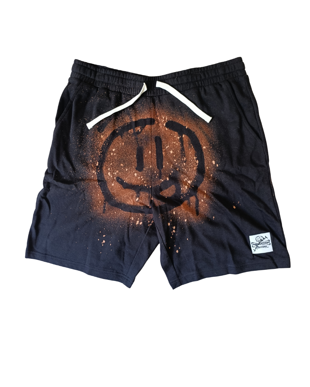 Premium Cotton Shorts and T-shirt Combo Dyed Smiley