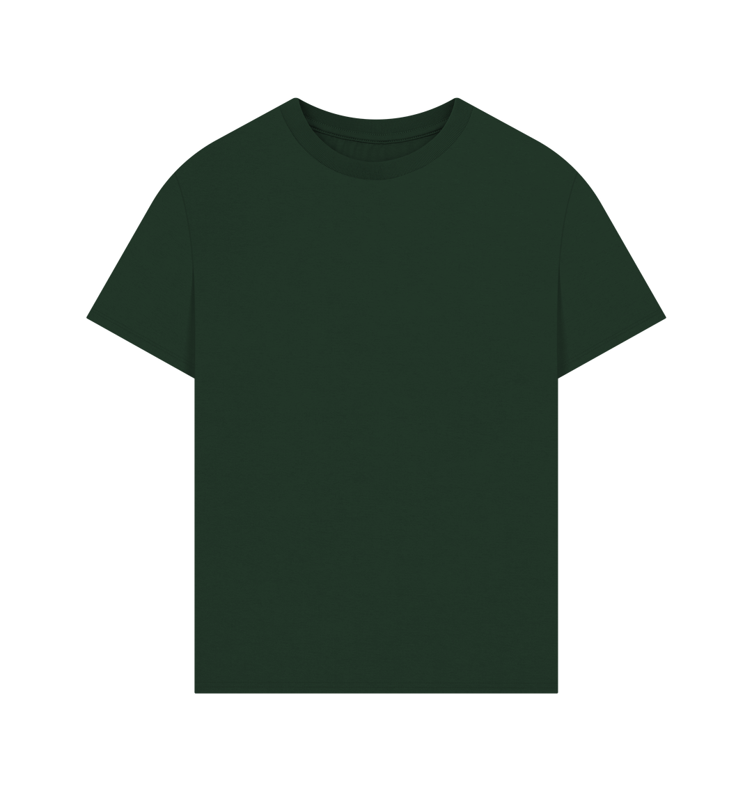 Evergreen Rebel Stitch Premium Cotton Oversized Short Sleeve T-Shirt Main Line Back Print #3