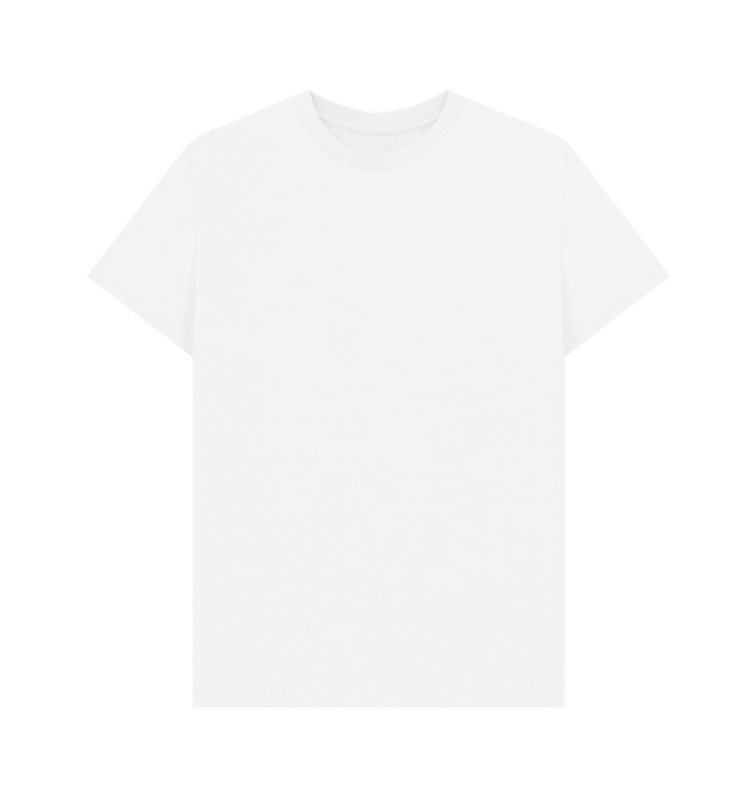 White Rebel Stitch Premium Cotton Short Sleeve T-Shirt Main Line Back Print #3