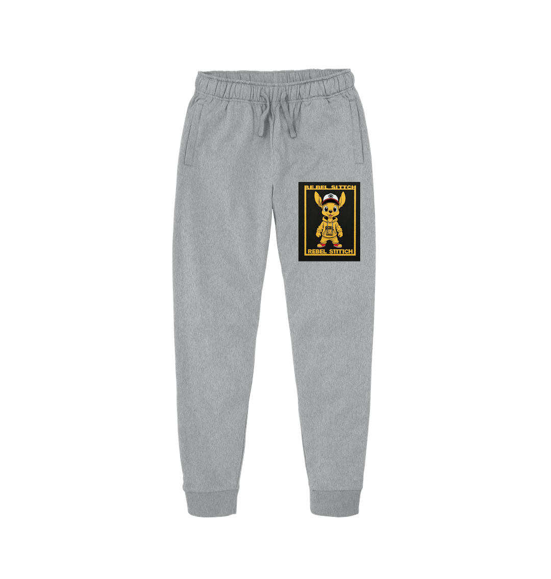 Athletic Grey Rebel Stitch Premium Cotton Joggers Main Line #3