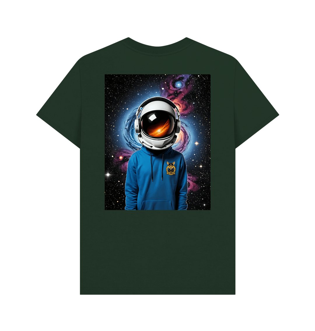 Evergreen Rebel Stitch Premium Cotton Short Sleeve T-Shirt Space Edition Back Print #1