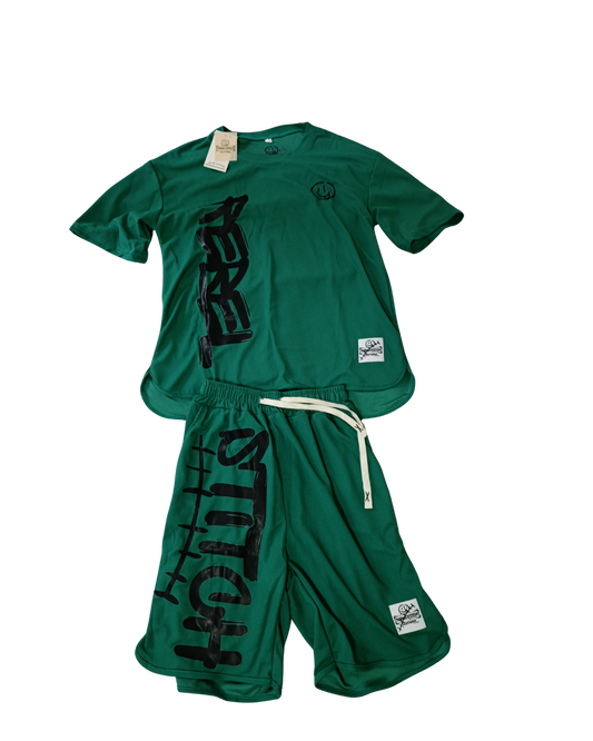 Rebel Shorts&T-Shirt Combo Large Print