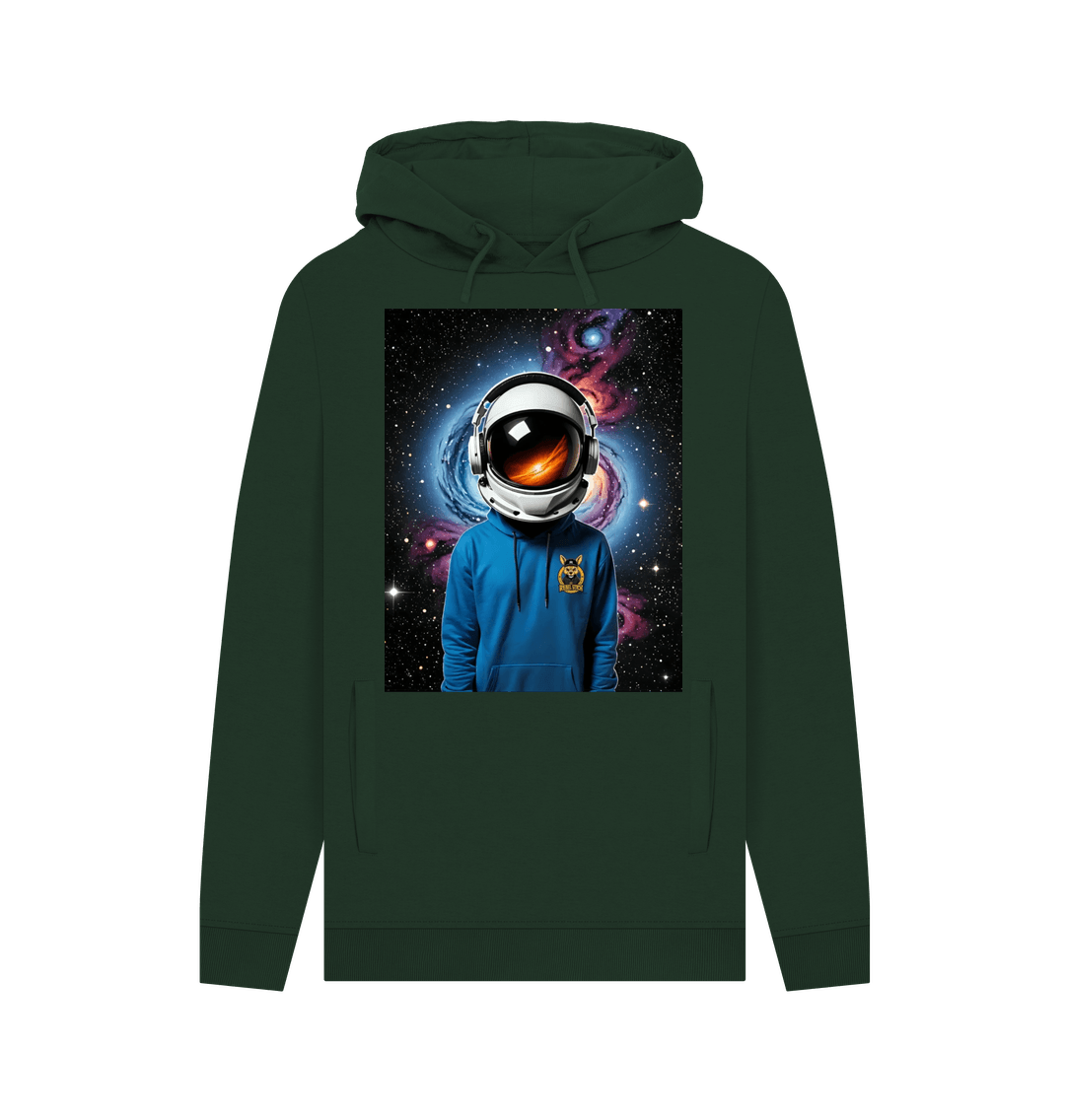 Evergreen Rebel Stitch Premium Cotton Hoodie Space Edition Front Print #1