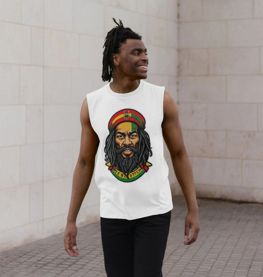 Rebel Stitch Premium Cotton Vest Zion-One Love Front Print #3