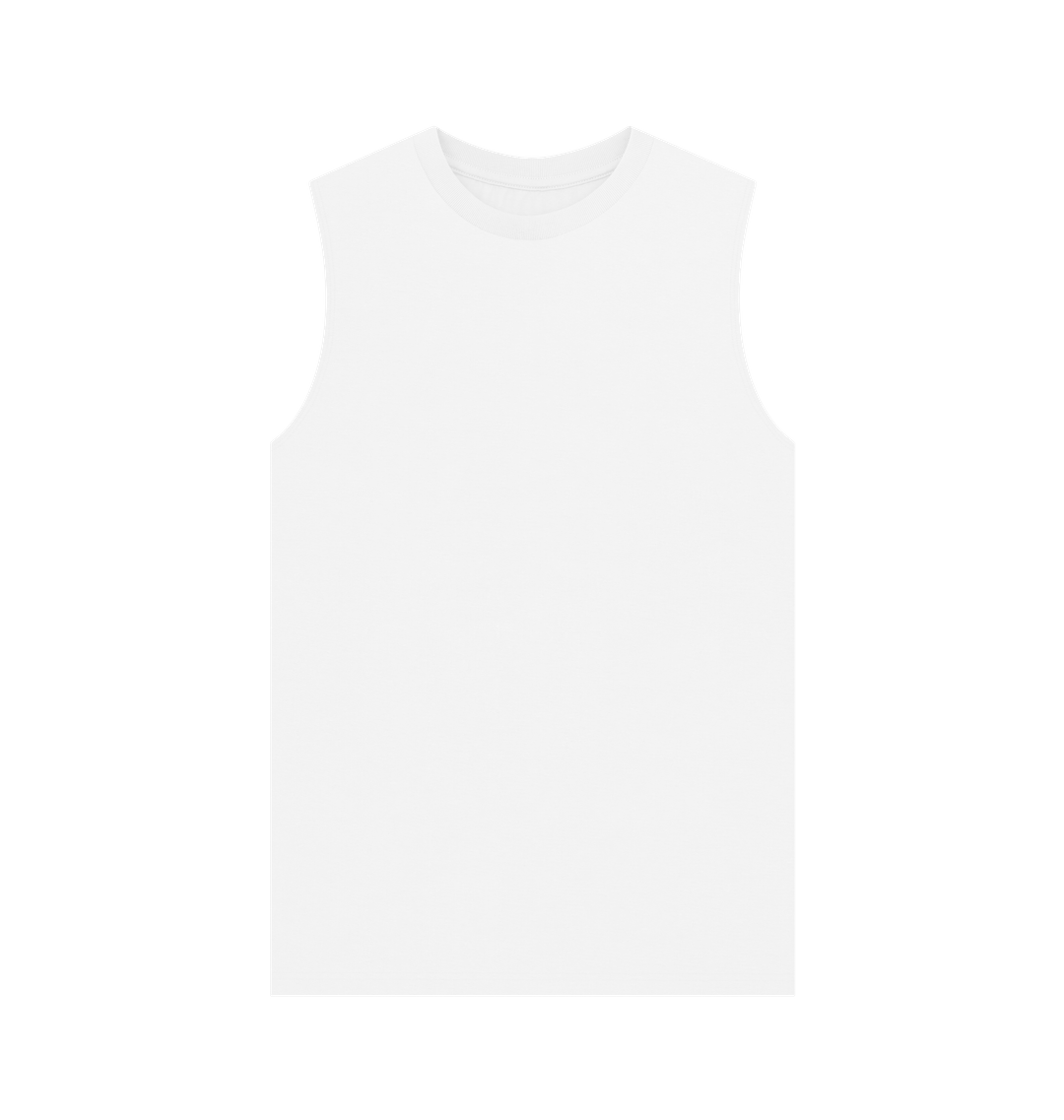 White Rebel Stitch Premium Cotton Vest Chef Edition Back Print #1