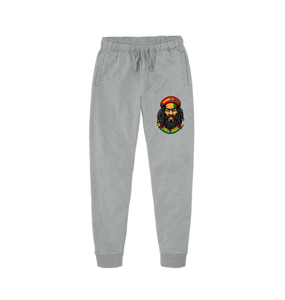 Athletic Grey Rebel Stitch Premium Cotton Joggers Zion-One Love #3