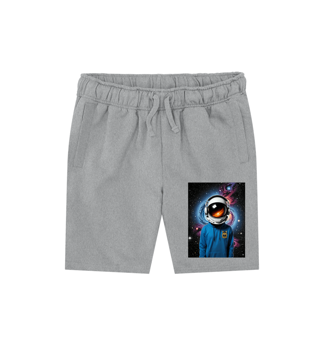 Athletic Grey Rebel Stitch Premium Cotton Shorts Space Edition #1