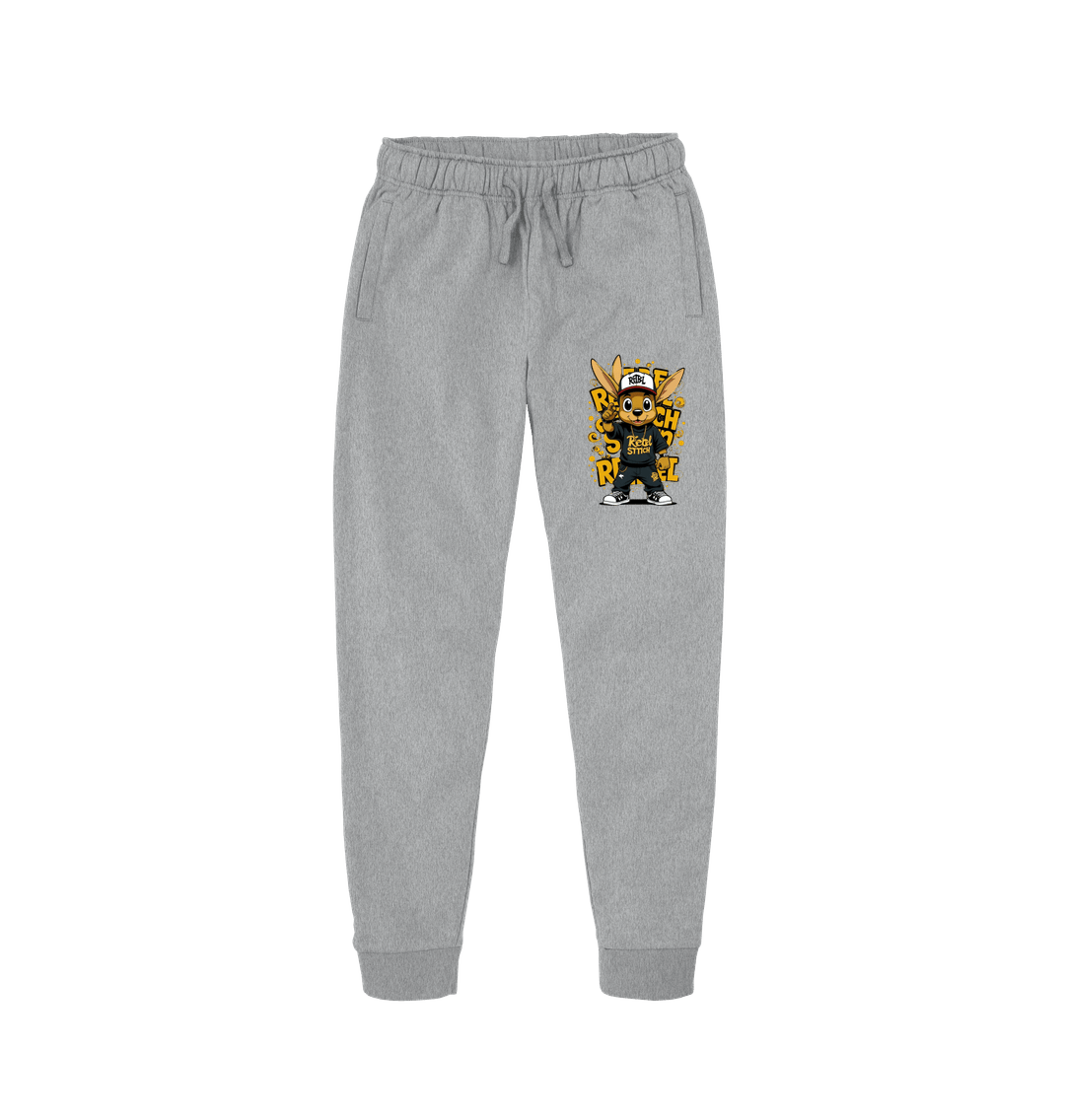 Athletic Grey Rebel Stitch Premium Cotton Joggers Main Line #2