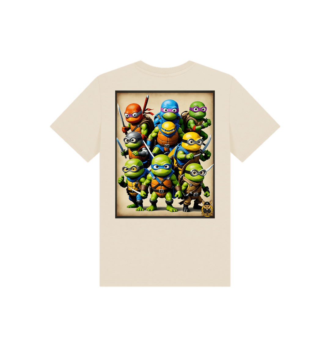 Oat Rebel Stitch Premium Cotton Short Sleeve Kids T-Shirt TMNM Back Print #2