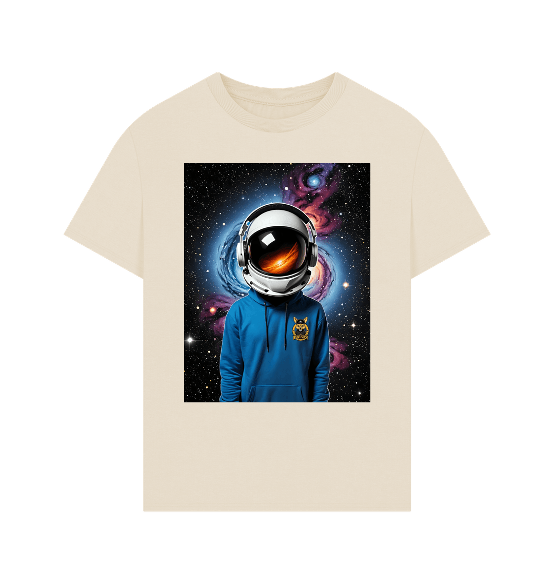 Oat Rebel Stitch Premium Cotton Oversized Short Sleeve T-Shirt Space Edition Front Print #1