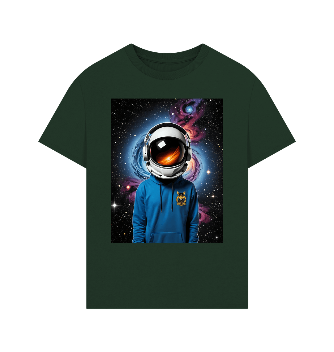 Evergreen Rebel Stitch Premium Cotton Oversized Short Sleeve T-Shirt Space Edition Front Print #1