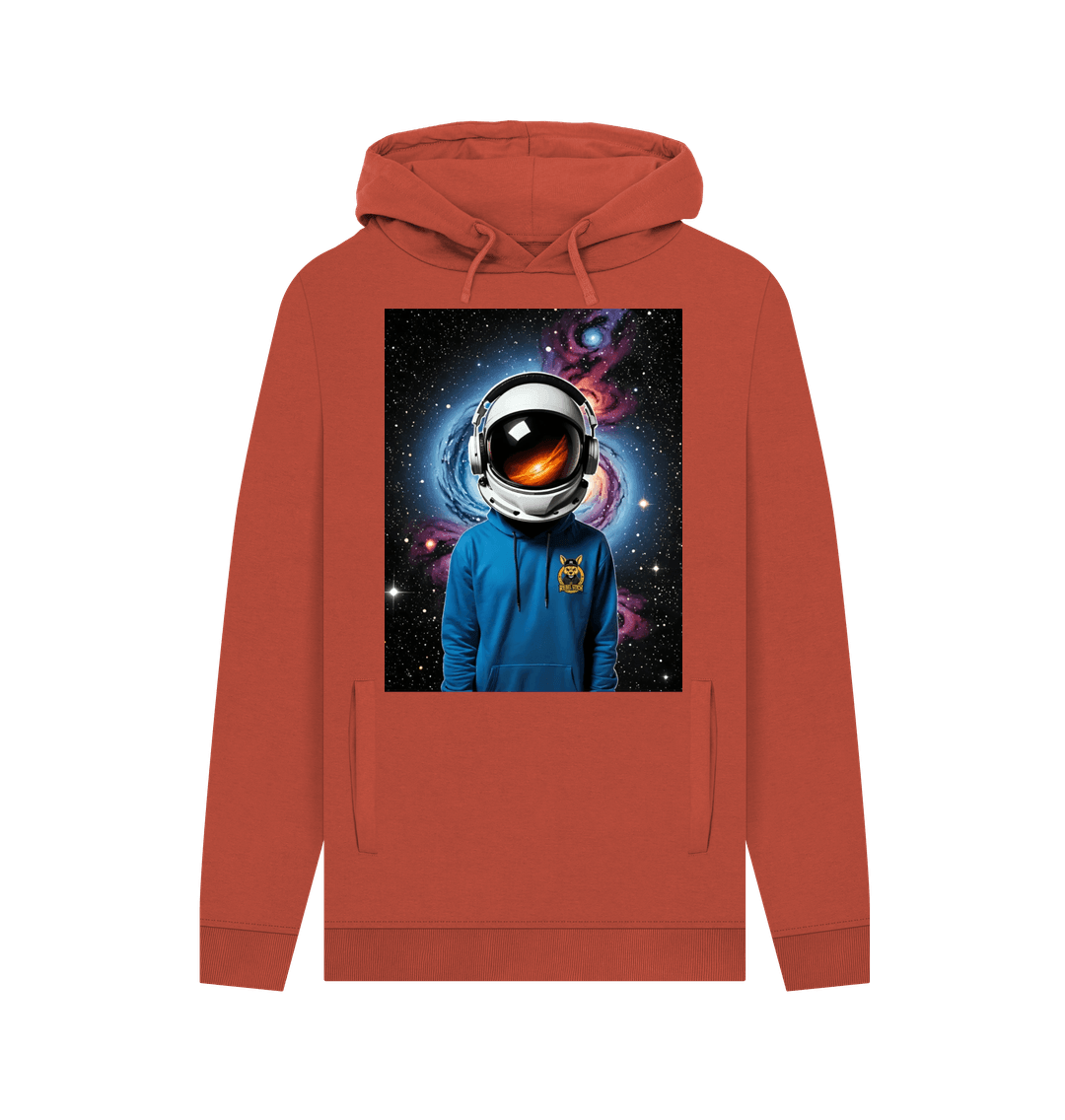 Rust Rebel Stitch Premium Cotton Hoodie Space Edition Front Print #1