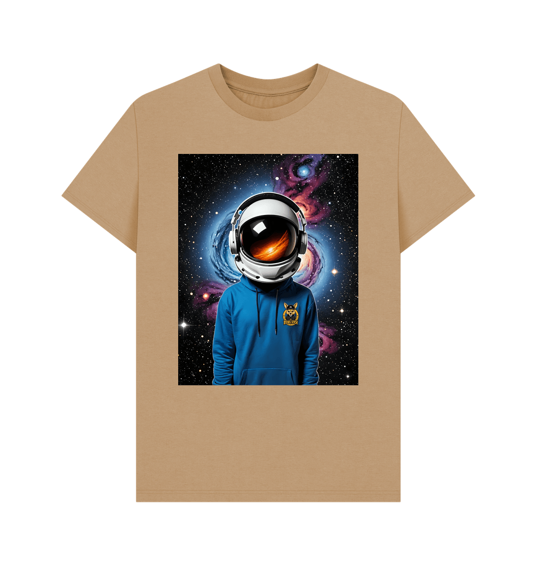 Sand Rebel Stitch Premium Cotton Short Sleeve T-Shirt Space Edition Front Print #1