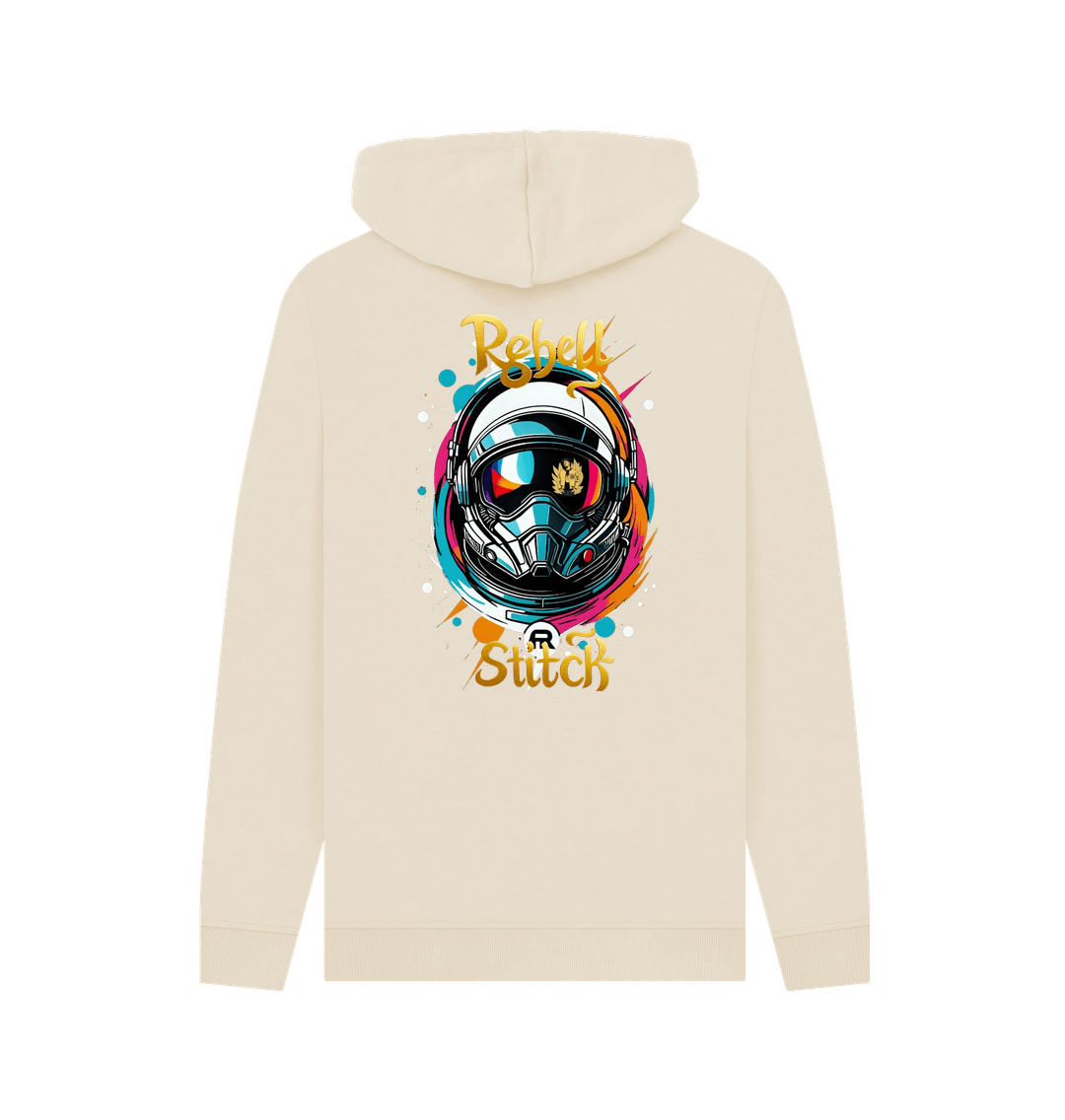 Oat Rebel Stitch Premium Cotton Hoodie Space Edition Back Print #2