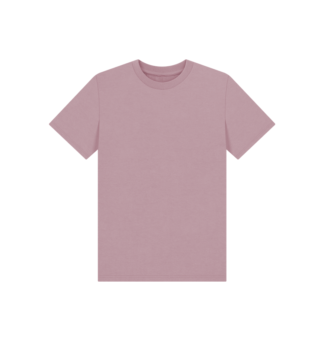 Mauve Rebel Stitch Premium Cotton Short Sleeve Kids T-Shirt Rebel KIds Back Print #2