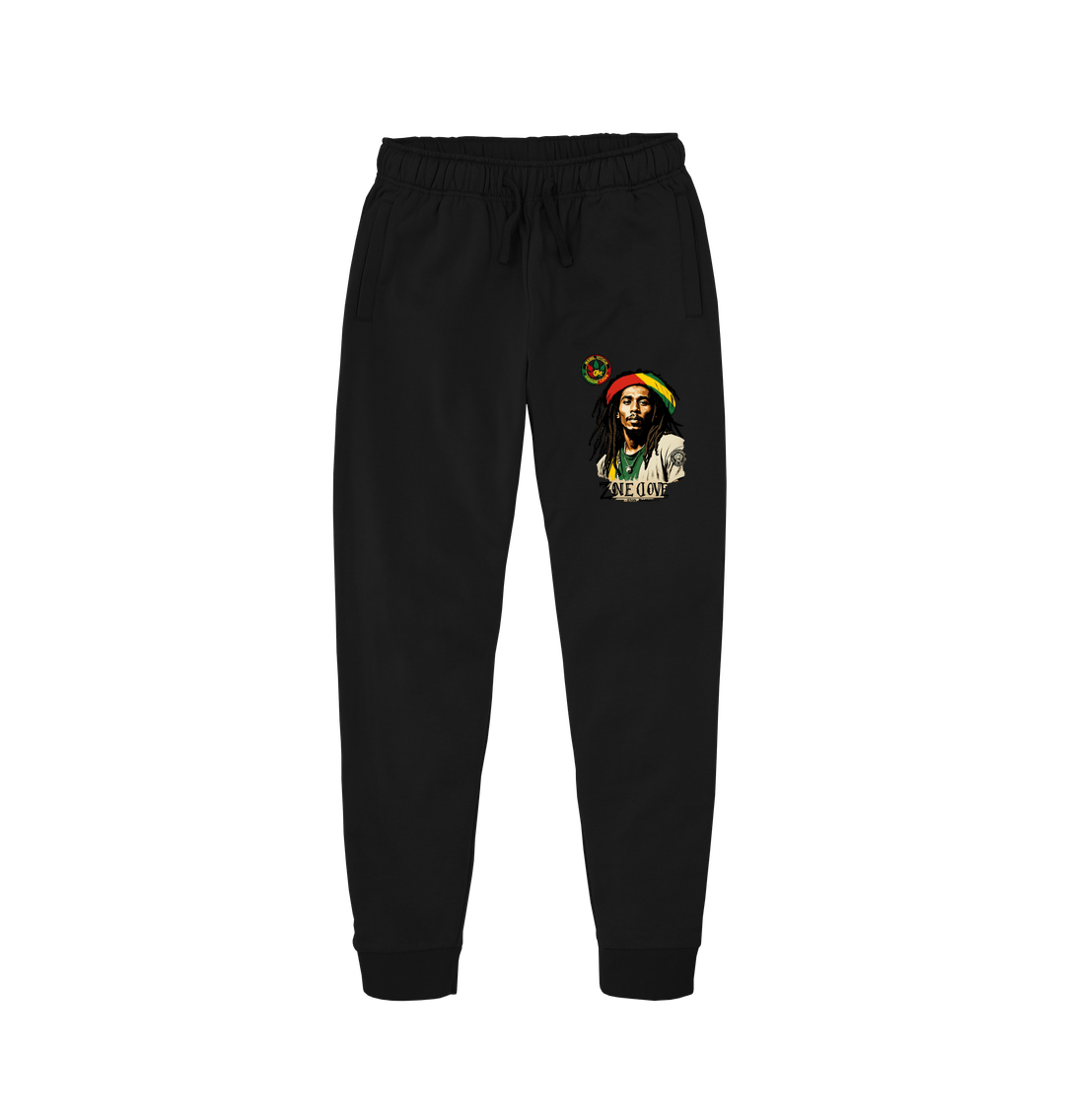 Black Rebel Stitch Premium Cotton Joggers Zion-One Love #4