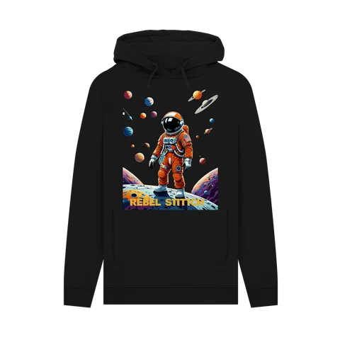 Rebel Stitch Premium Cotton Hoodie Space Edition Front Print #4