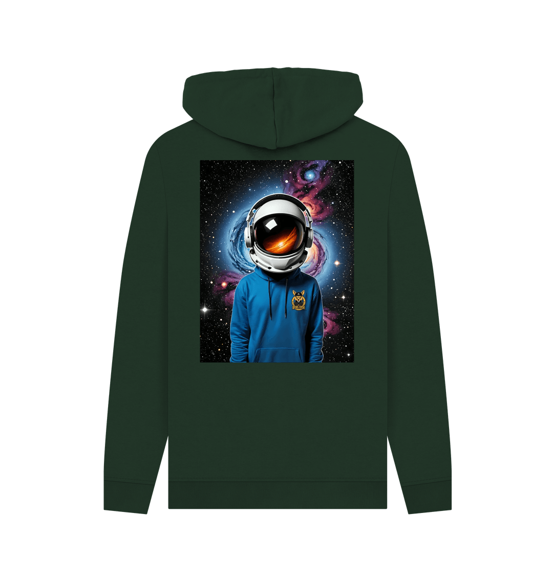 Evergreen Rebel Stitch Premium Cotton Hoodie Space Edition Back Print #1