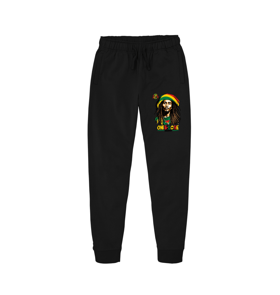 Black Rebel Stitch Premium Cotton Joggers Zion-One Love #2