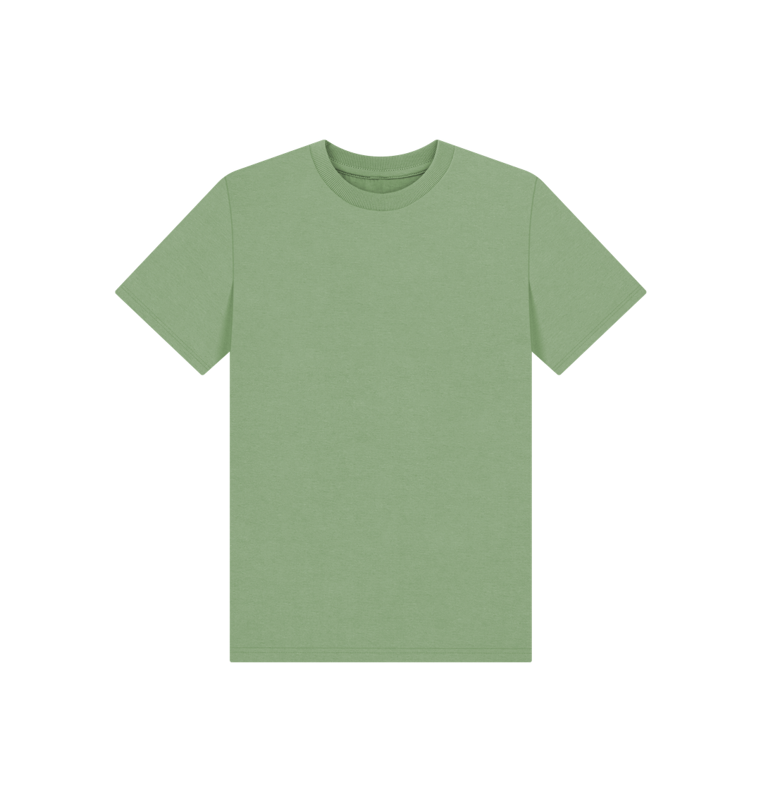 Sage Rebel Stitch Premium Cotton Short Sleeve Kids T-Shirt Rebel KIds Back Print #3