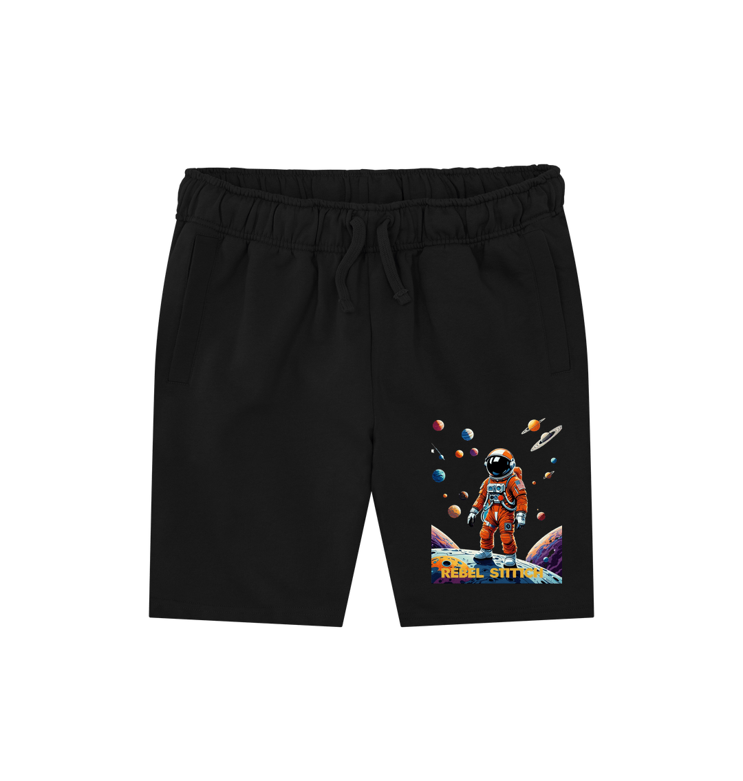 Black Rebel Stitch Premium Cotton Shorts Space Edition #4