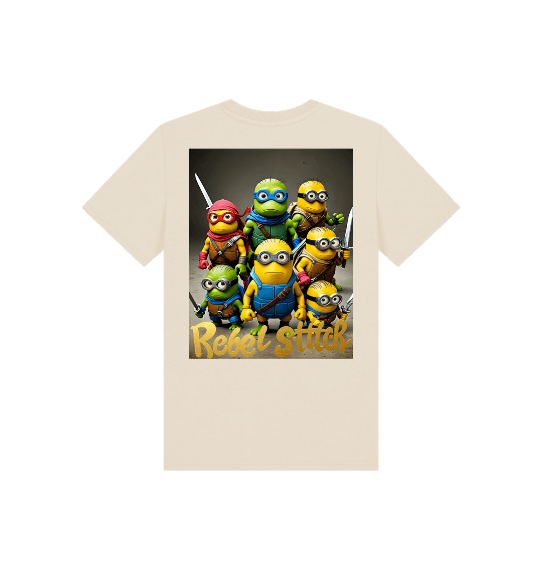 Oat Rebel Stitch Premium Cotton Short Sleeve Kids T-Shirt TMNM Back Print #4