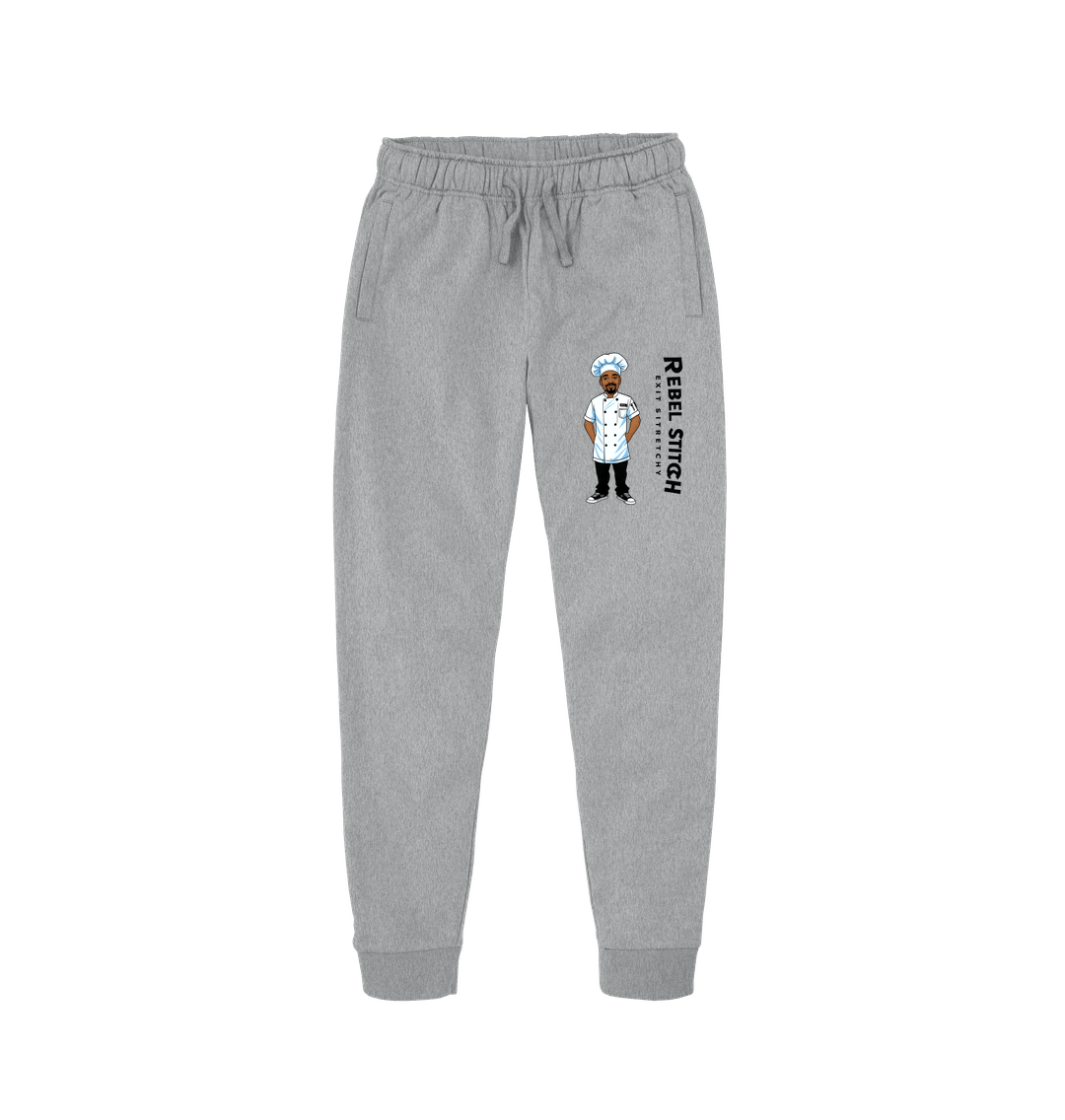 Athletic Grey Rebel Stitch Premium Cotton Joggers Chef Edition #1