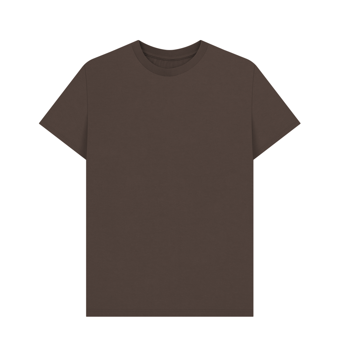 Chocolate Rebel Stitch Premium Cotton Short Sleeve T-Shirt Main Line Back Print #3