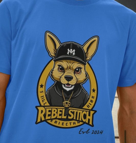 Rebel Stitch Premium Cotton Short Sleeve T-Shirt Main Line Front Print #1