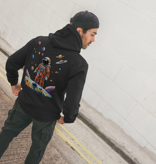 Rebel Stitch Premium Cotton Hoodie Space Edition Back Print #4