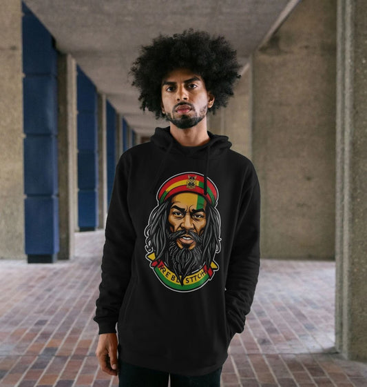 Rebel Stitch Premium Cotton Hoodie Zion-One Love Front Print #3