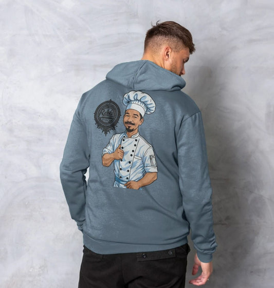 Rebel Stitch Premium Cotton Hoodie Chef Edition Back Print #2